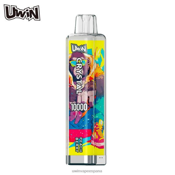 Uwin Vape Cigarrillo Electrónico - UWIN CRYSTAL 10000 vaporizadores desechables baya de durazno 8J60F12