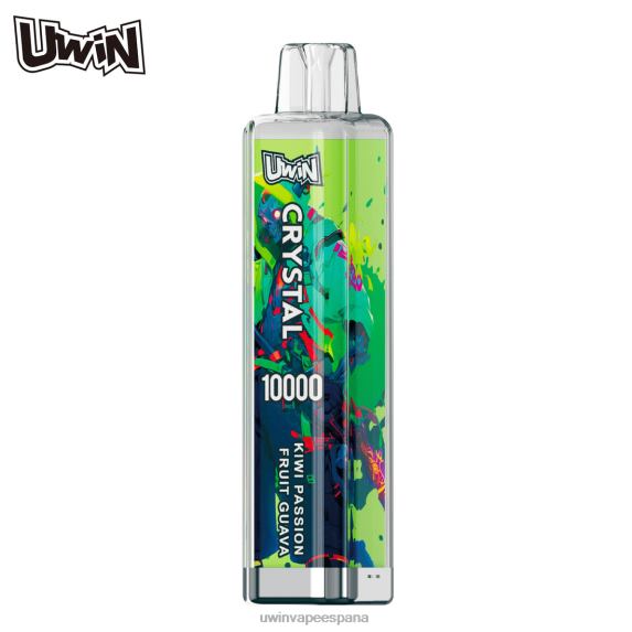 Uwin Vape Precio - UWIN CRYSTAL 10000 vaporizadores desechables kiwi maracuyá guayaba 8J60F8