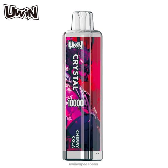 Uwin Vape Reseña - UWIN CRYSTAL 10000 vaporizadores desechables cola de cereza 8J60F13