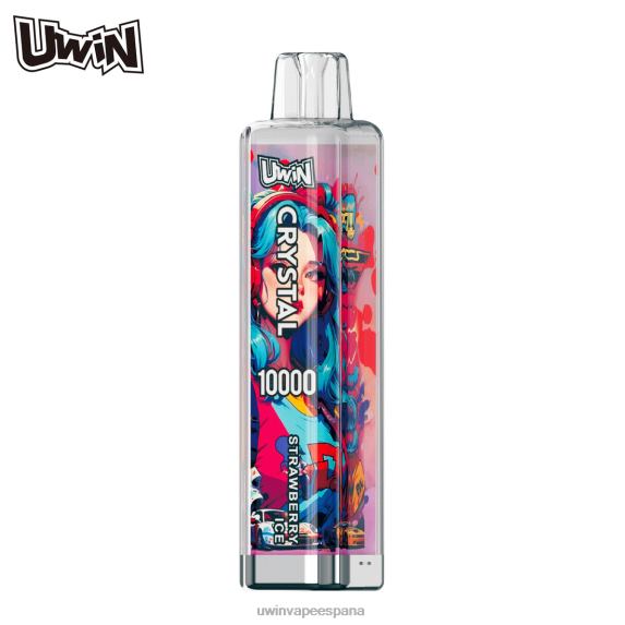 Uwin Vape Sabor - UWIN CRYSTAL 10000 vaporizadores desechables hielo de fresa 8J60F9