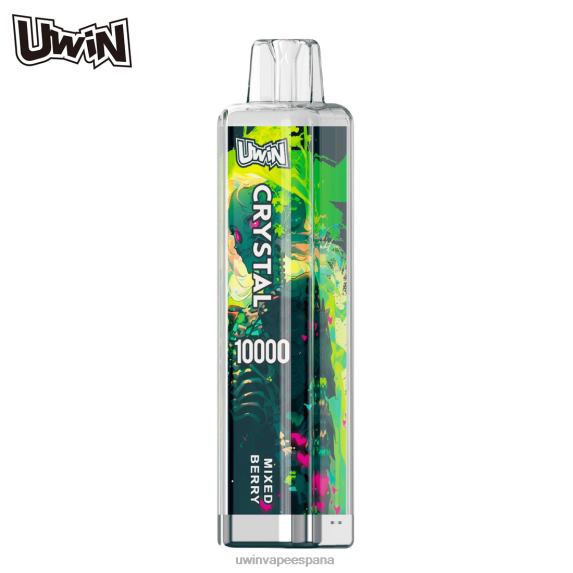 Uwin Vape Tienda - UWIN CRYSTAL 10000 vaporizadores desechables bayas mixtas 8J60F14